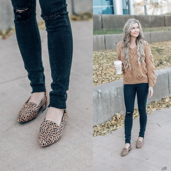 Cheetah Print Flats / Mules *so cute!* - Picture 4 of 8